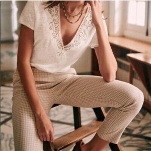 Sezane Clara Heringbone Trousers